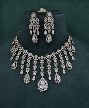 Cz Necklace 09327