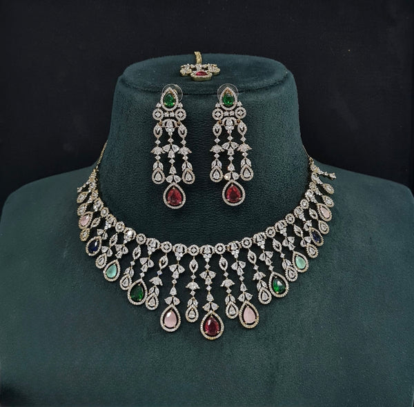 Cz Necklace 10259