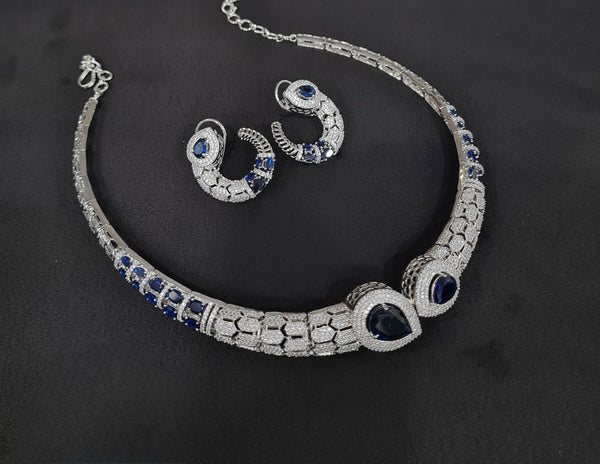 Cz Collar Necklace 09483