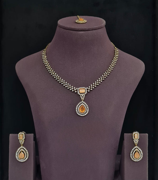 Cz Necklace 11342