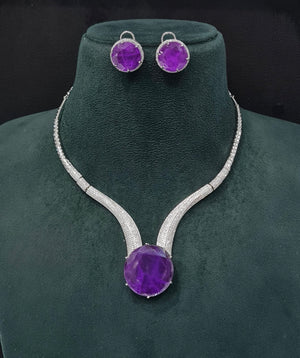 Cz Necklace 10137