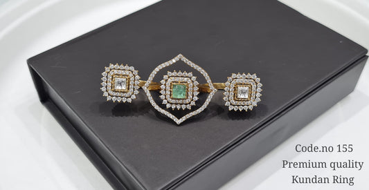 Kundan fingerring 00111