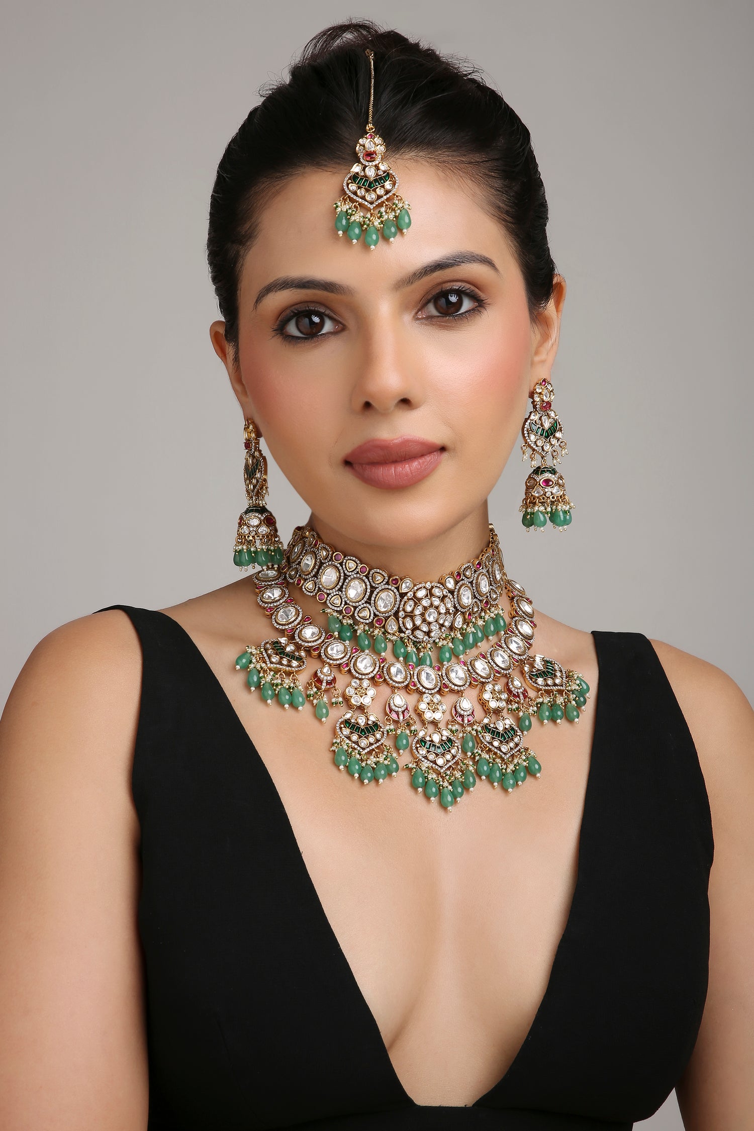 Kundan Bride Set 08417