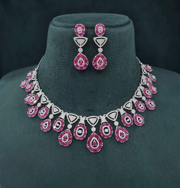 Cz Necklace 07586