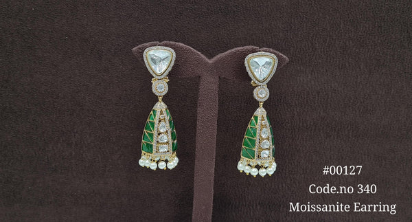 Kundan earrings 00127