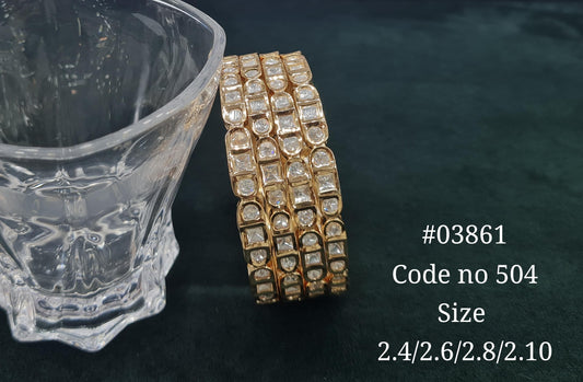Kundan Bangles 03861