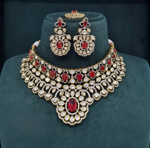 Victorian Kundan Necklace 08413