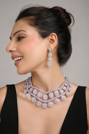 Cz Necklace 08622