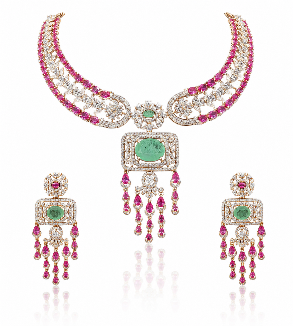 Cz Necklace 11102