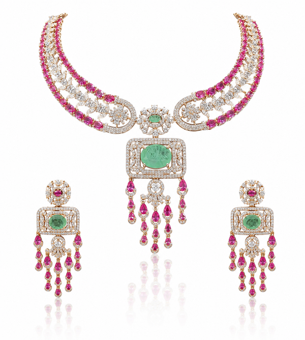 Cz Necklace 11102