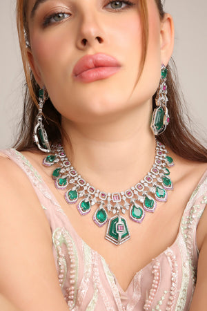 Cz Necklace 10585