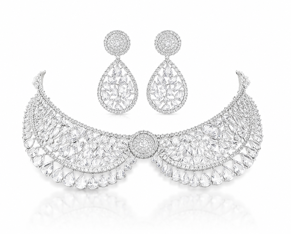 Cz Collar Necklace 10002