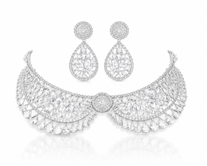 Cz Collar Necklace 10002