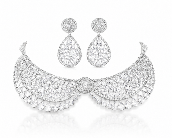 Cz Collar Necklace 10002