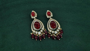 Kundan Earrings 09283