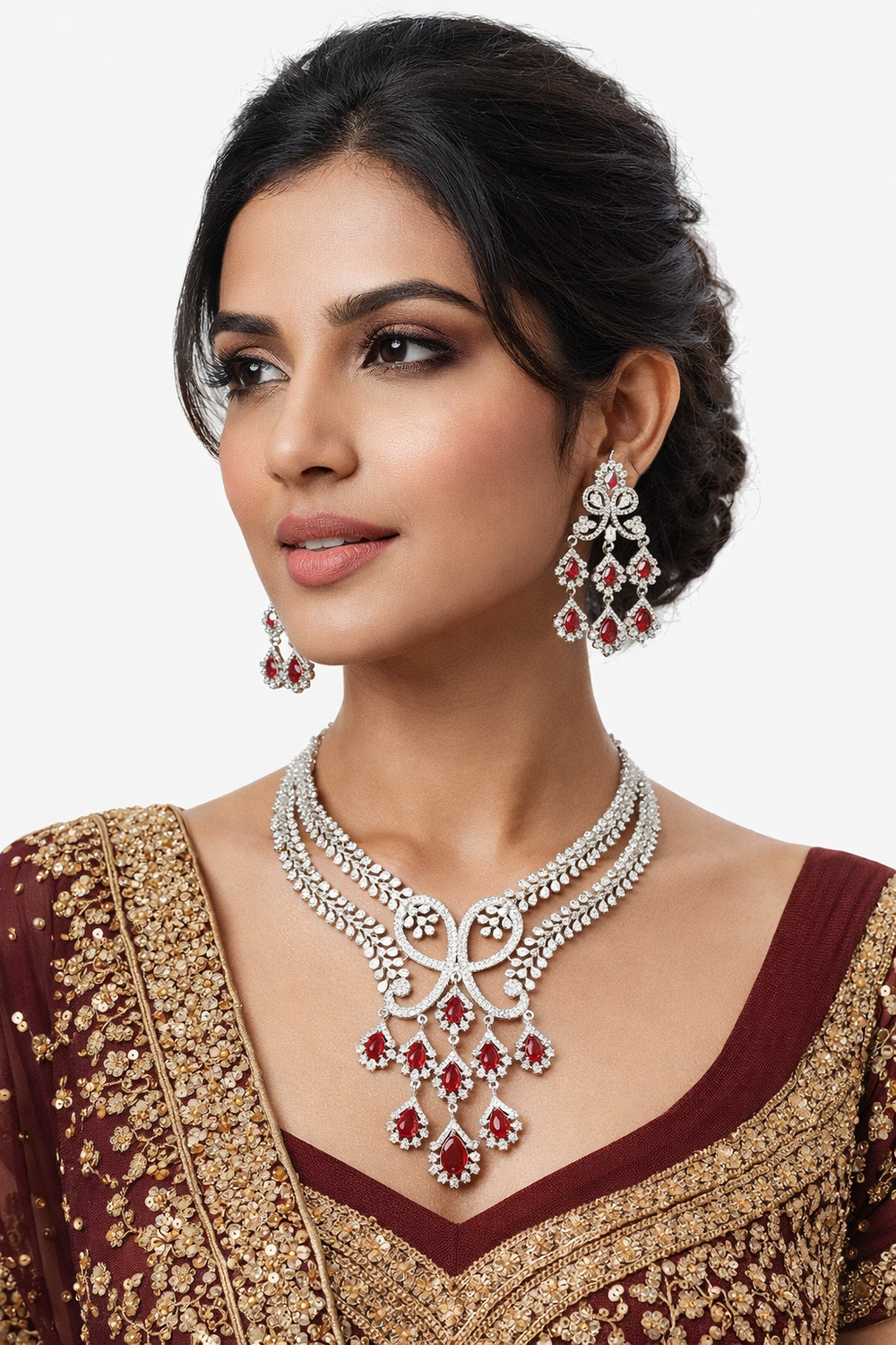 Cz Necklace 07509