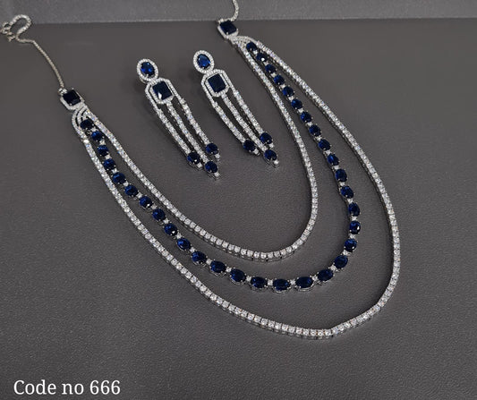 Cz Necklace 03839