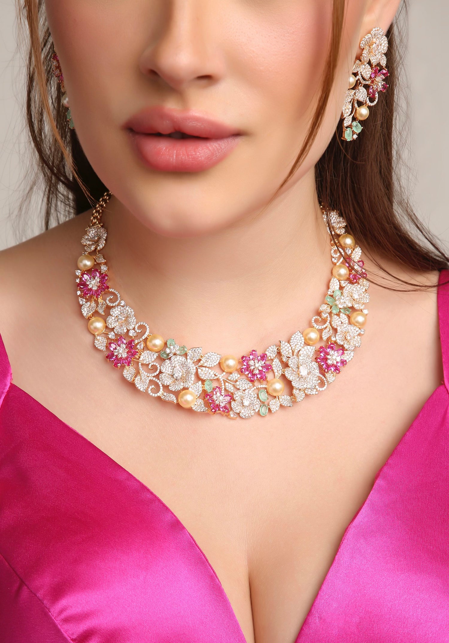 Cz Necklace 09071