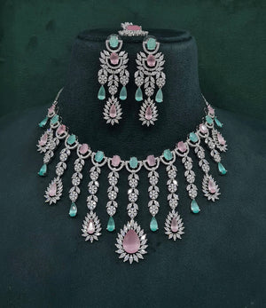 Cz Necklace 09327