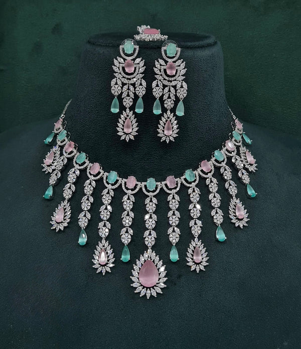 Cz Necklace 09327