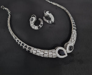 Cz Collar Necklace 09483