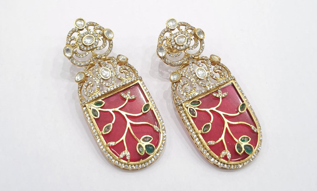 Kundan earings