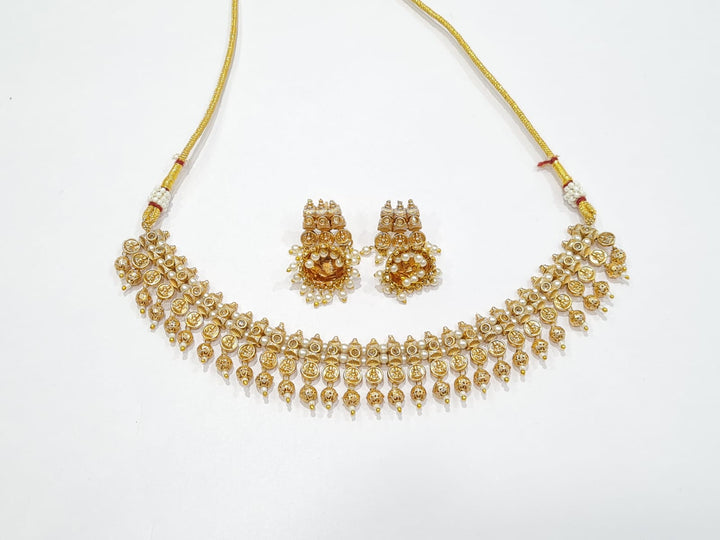 Antique Gold Plated Piroi Patwa Necklace Sets