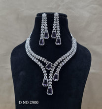 Load image into Gallery viewer, American Diamond Western Design Neklace Set