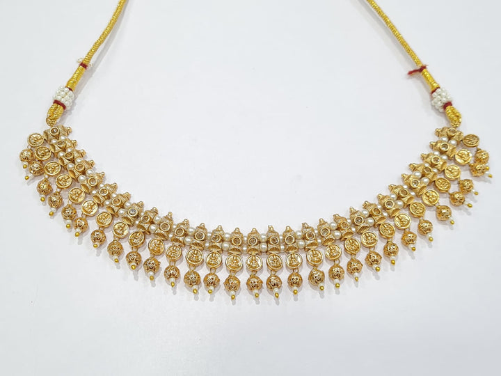 Antique Gold Plated Piroi Patwa Necklace Sets