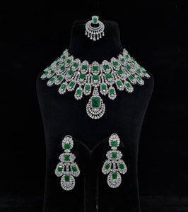 Exclusive Kiara Advani American Diamond Necklace Set