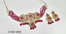 Load image into Gallery viewer, Exquisite Traditional Mehendi Colour Stone Bandhai Chik Necklace Set