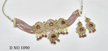 Load image into Gallery viewer, Exquisite Traditional Mehendi Colour Stone Bandhai Chik Necklace Set