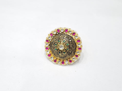 Pachi Kundan finger ring (1)