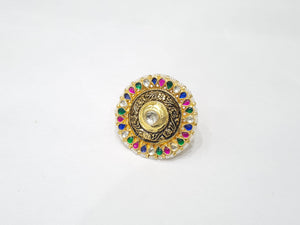 Pachi Kundan finger ring (3)