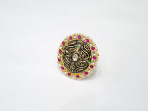 Pachi Kundan finger ring (2)