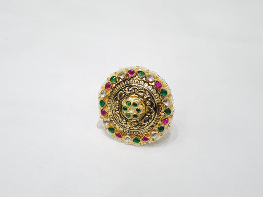 Pachi Kundan finger ring (4)