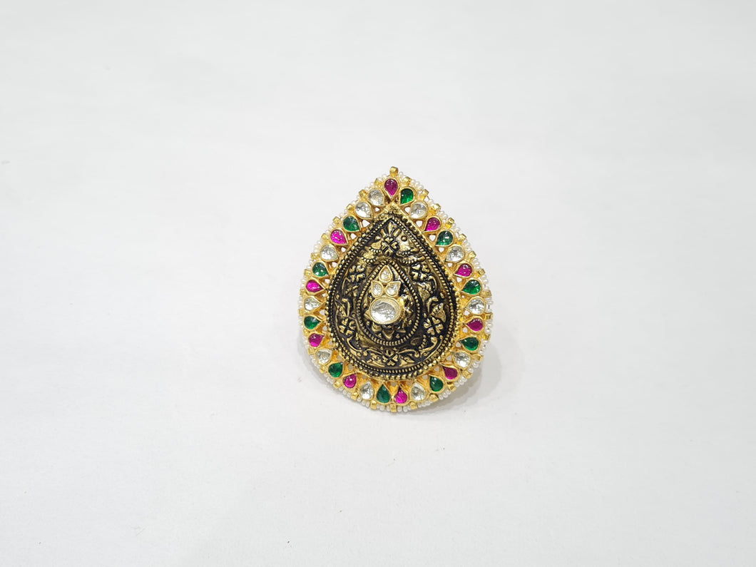 Pachi Kundan finger ring (5)