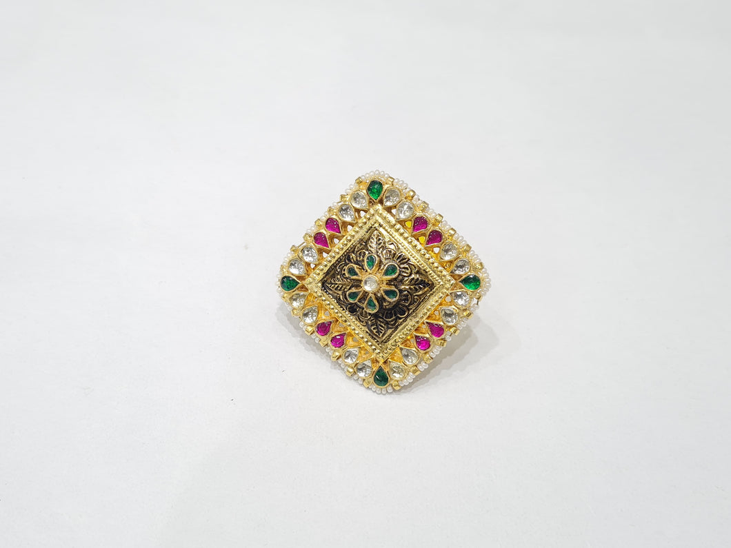 Pachi Kundan finger ring (6)