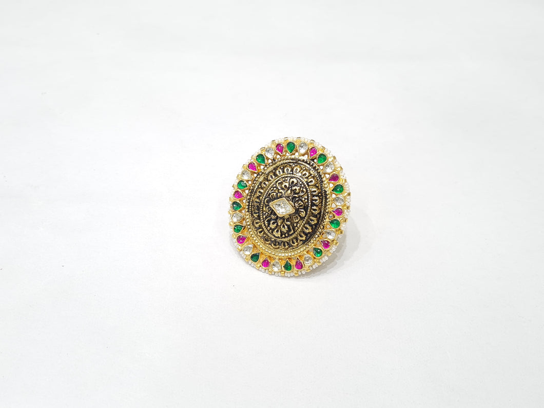 Pachi Kundan finger ring (7)