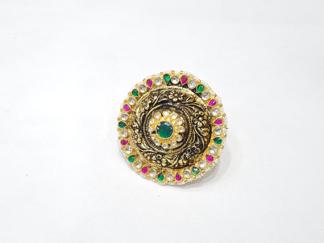 Pachi Kundan finger ring (9)