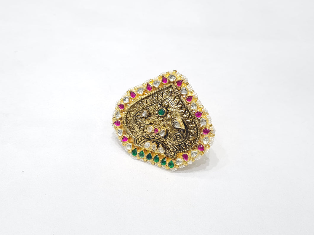 Pachi Kundan finger ring (10)