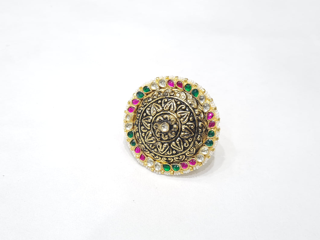 Pachi Kundan finger ring (8)