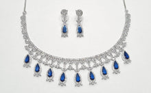 Load image into Gallery viewer, American diamond necklace set (1)