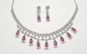 American diamond necklace set (1)