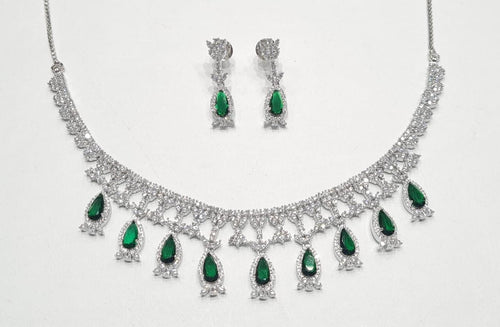 American diamond necklace set (1)