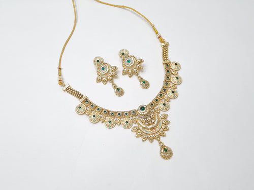 Rajwadi polish necklace set (2)