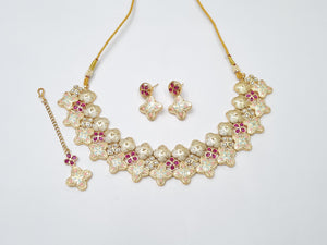 Rajwadi polish necklace set (4)