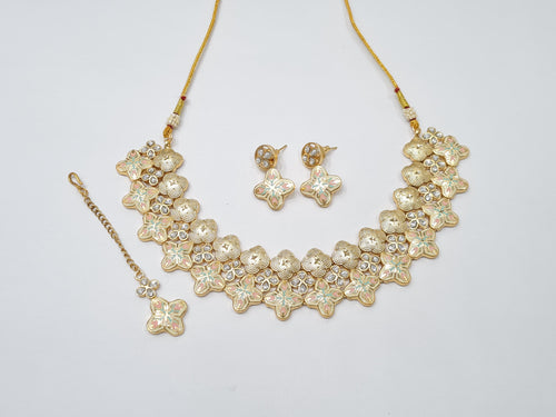 Rajwadi polish necklace set (4)