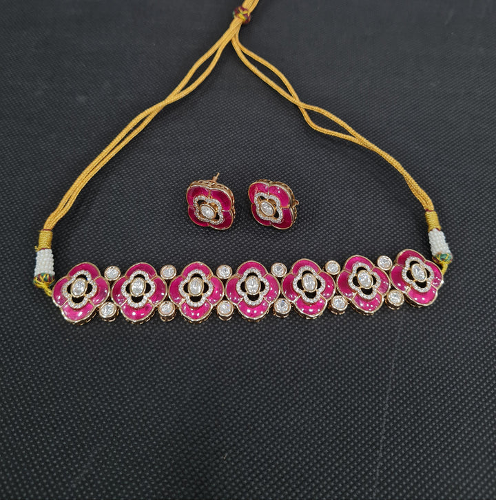 Kundan MOP choker set (1)