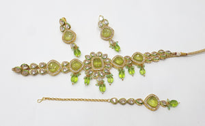 Brass Kundan Necklace Set (2)